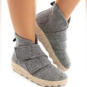 Asportuguesas by Fly London Tweed ankle boot Made in Spain size 37